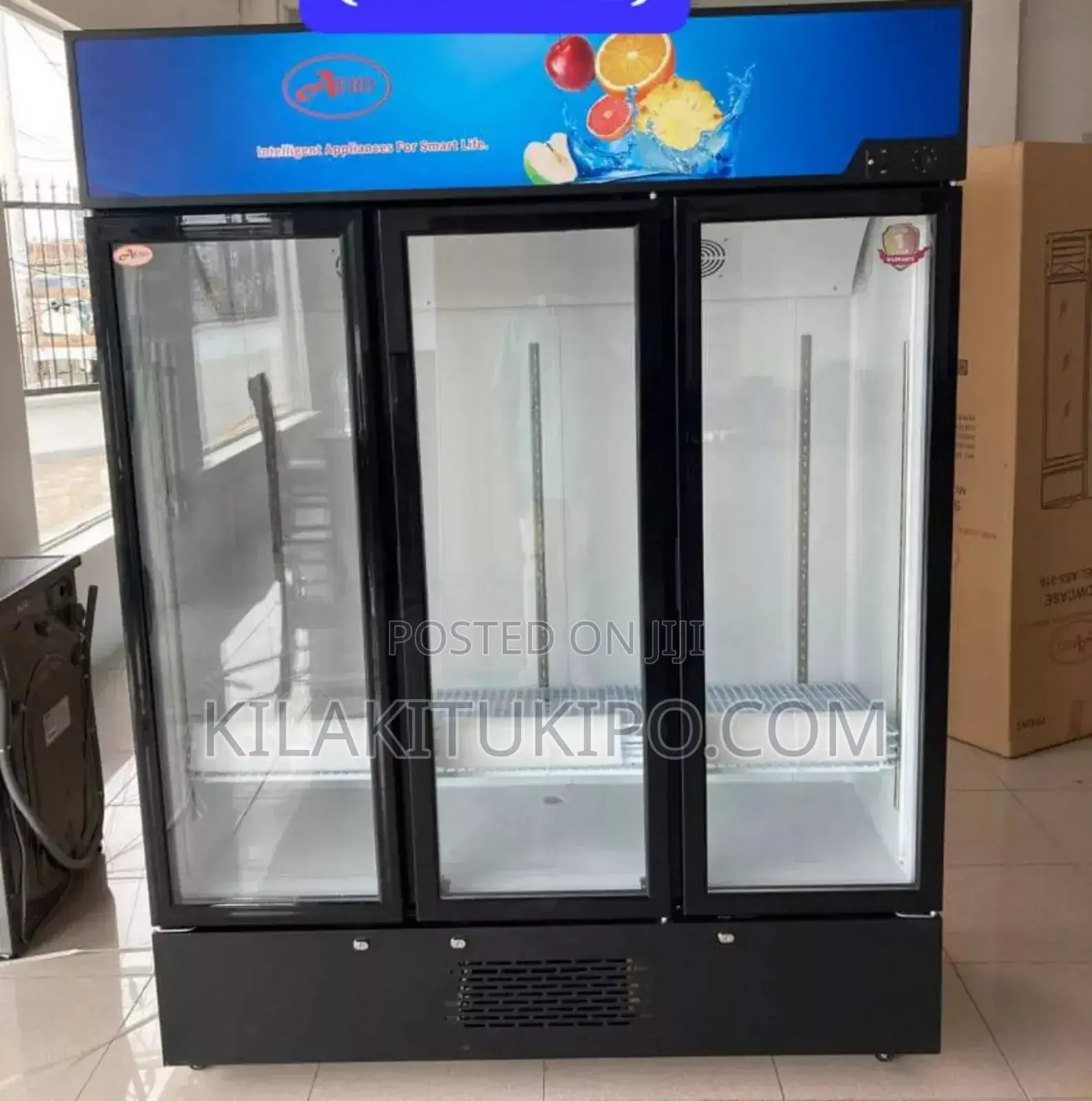 3 Door Showcase Beverage Cooler