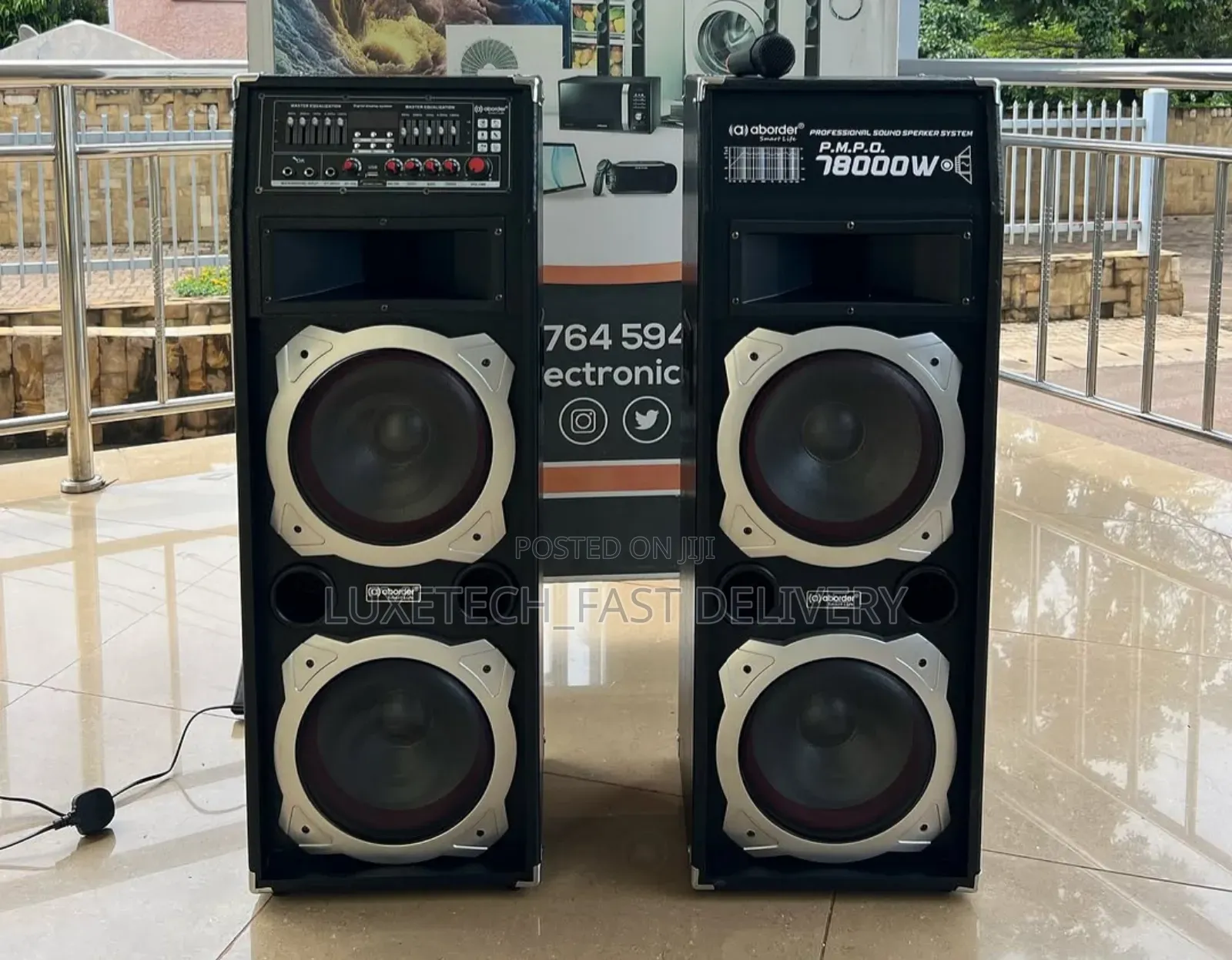 Aborder Multimedia Speaker System 78000 Watts