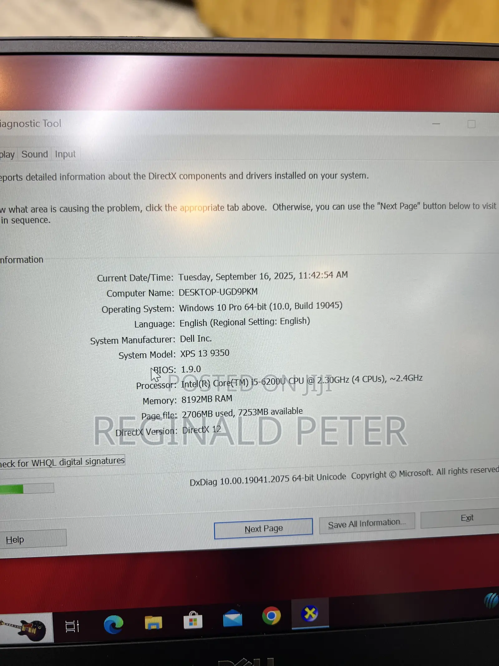 Laptop Dell XPS 13 9350 8GB Intel Core I5 SSD 256GB