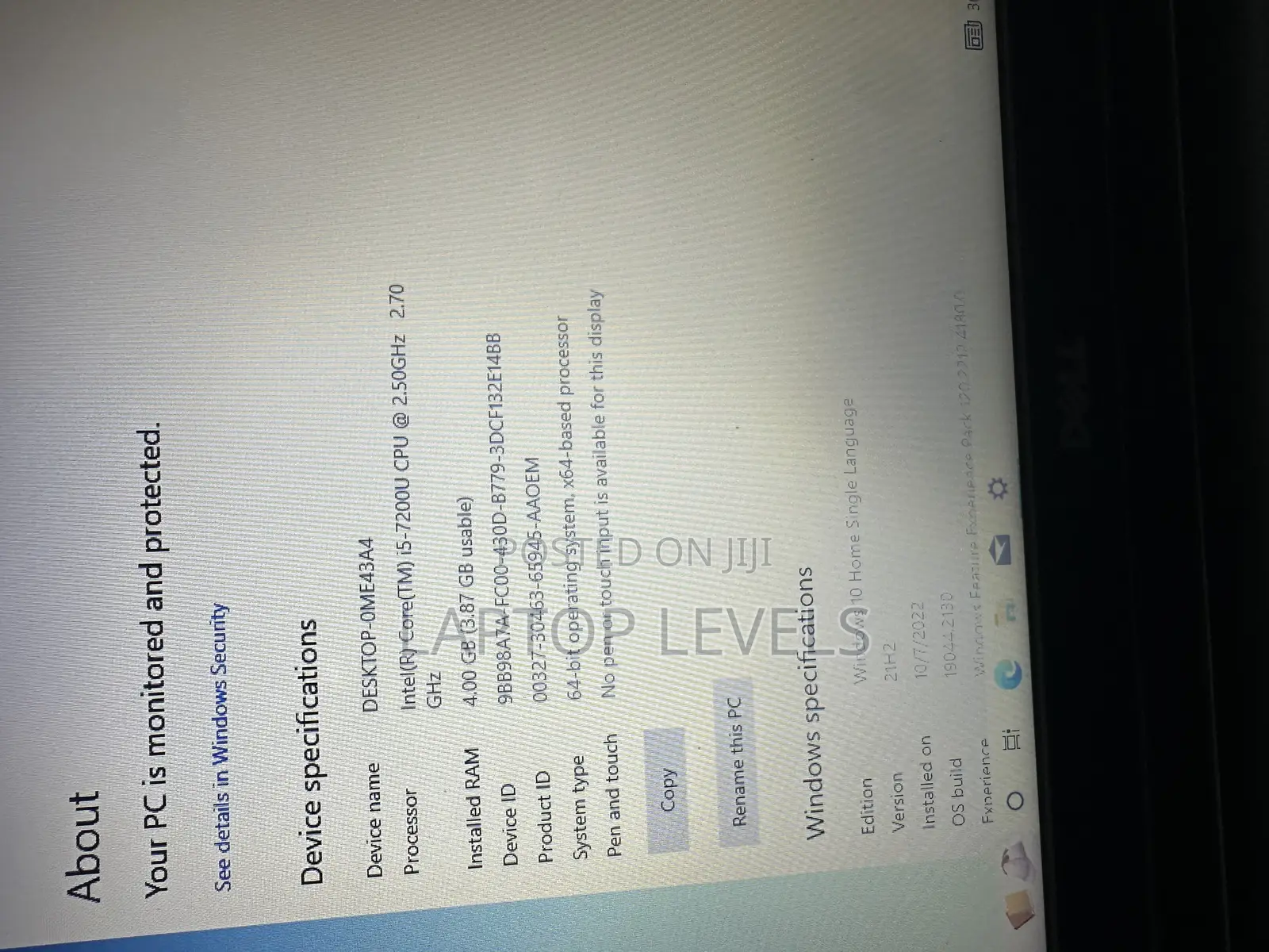Laptop Dell Inspiron 15 4GB Intel Core I5 HDD 500GB