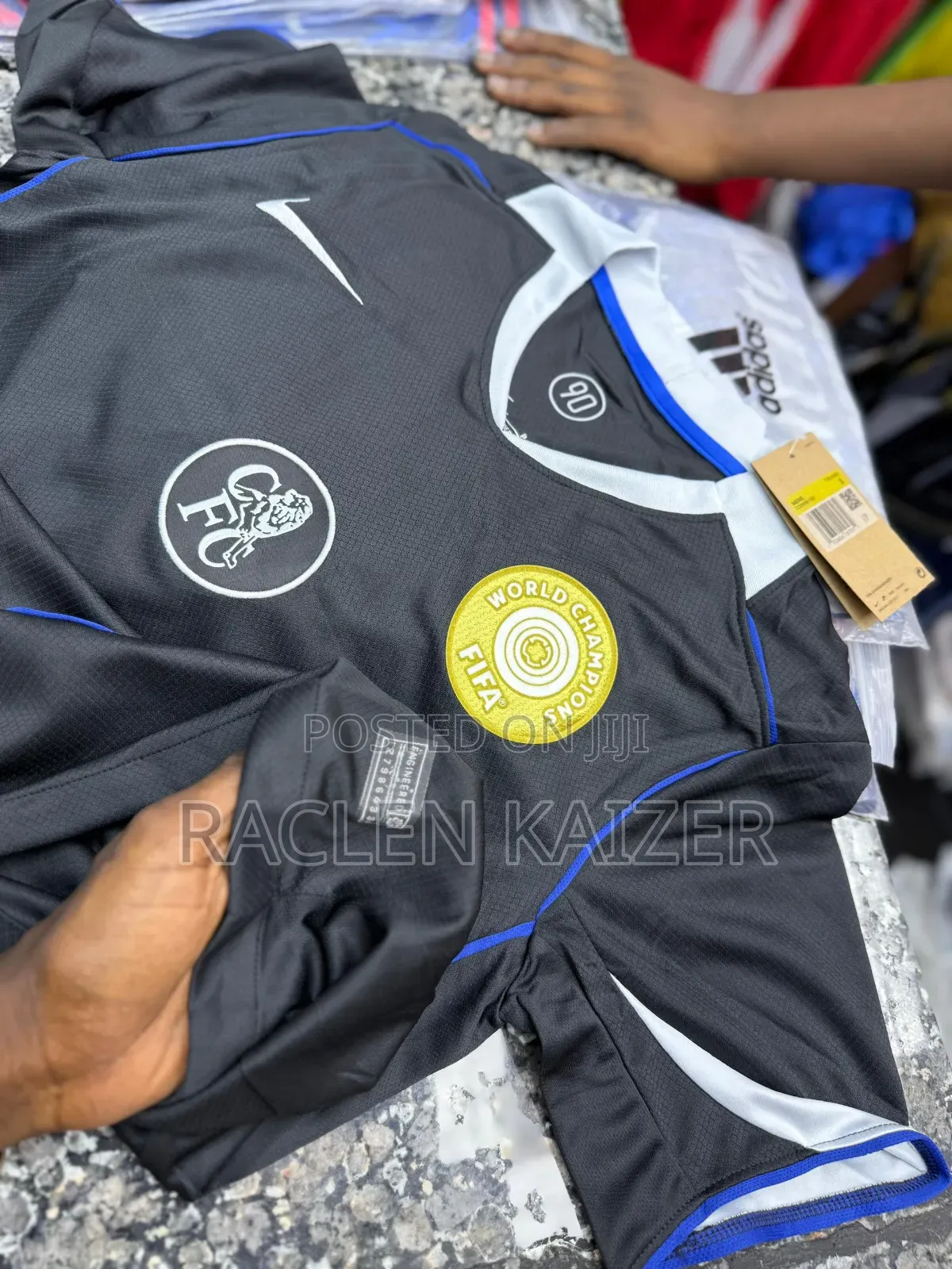 New Black Chelsea Jersey