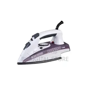 1750w Steam Iron, Non-Stick Soleplate