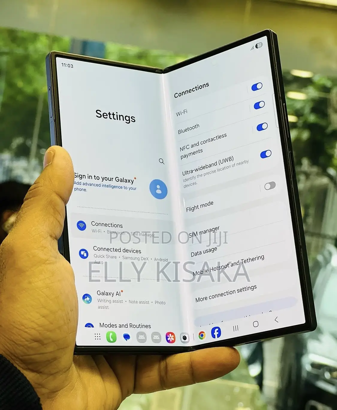 New Samsung Galaxy Z Fold6 256 GB Black
