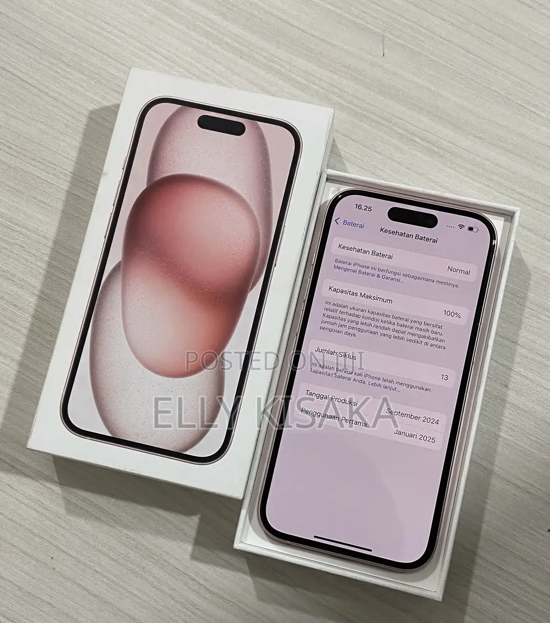New Apple iPhone 15 128 GB Pink