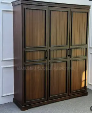 Kabati La Rangi Ya Mkongo Wa Kuunguzia Milango Mitatu