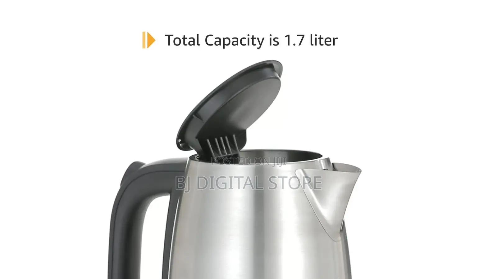 Black+Decker Cordless Electric Kettle, 2200w Power, 1.7l
