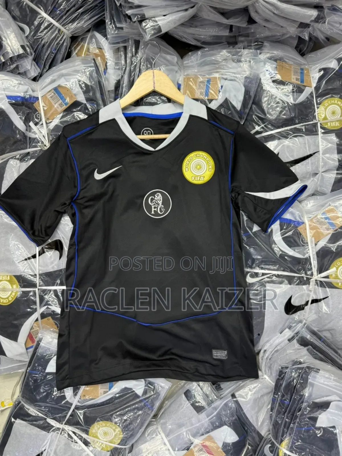 New Black Chelsea Jersey