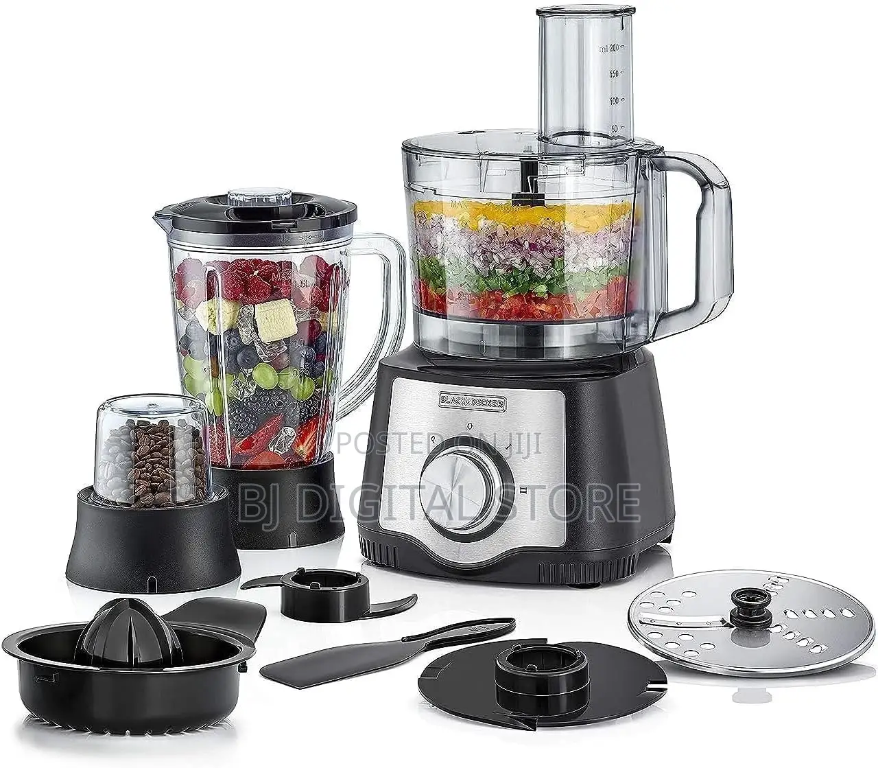 Black+Decker 600 W 29 Function Food Processor With Blender