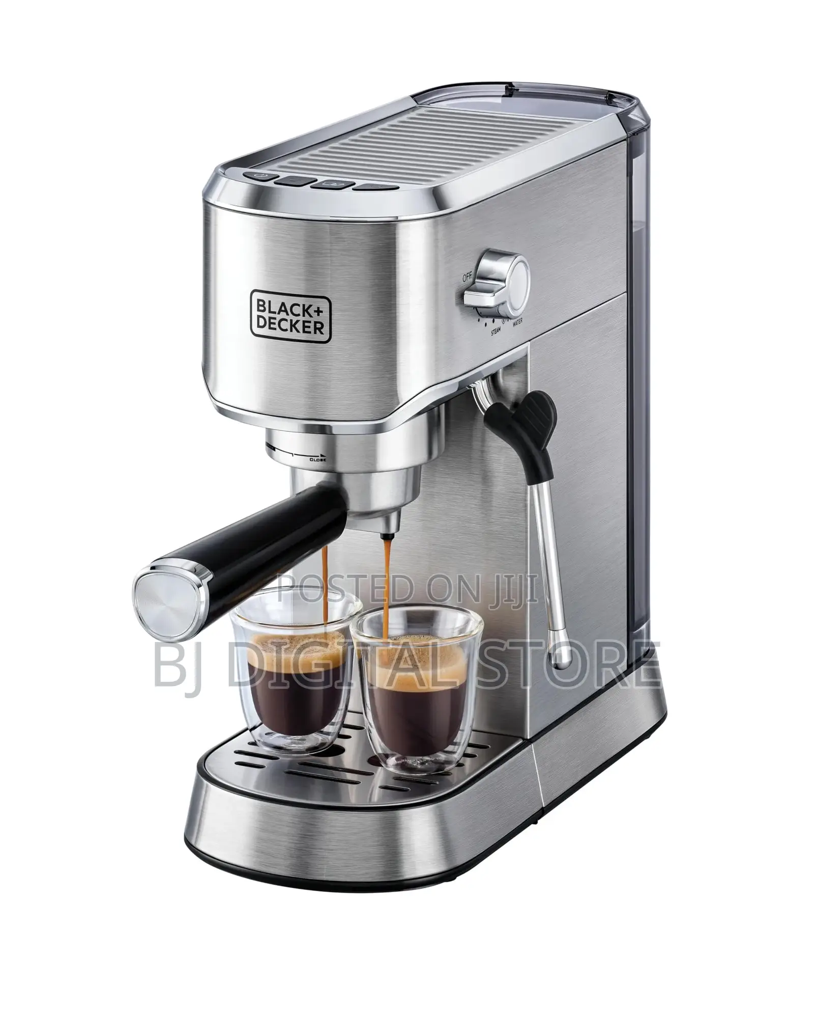 Black+Decker 15-Bar Espresso Coffee Machine