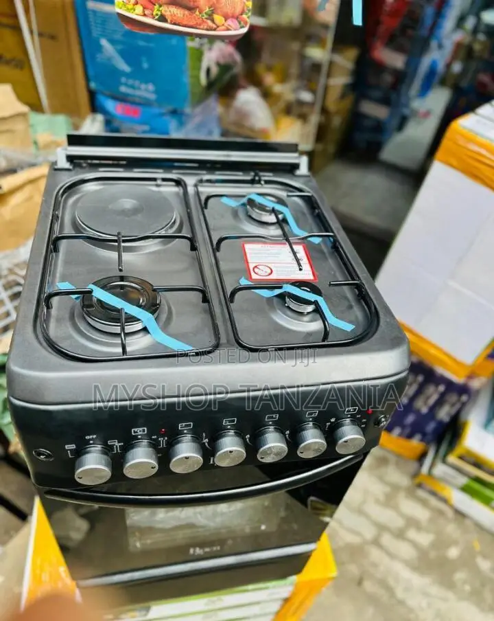 Roch 50/50 Gas 3 Umeme 1 Cooker With Oven