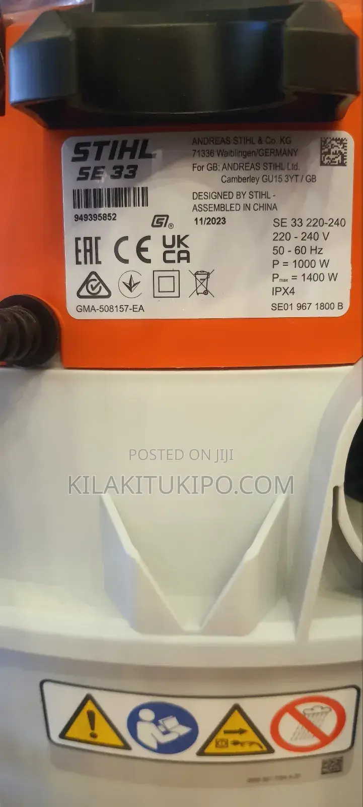Stihl Se33 Wet and Dry Vacuum Cleaner