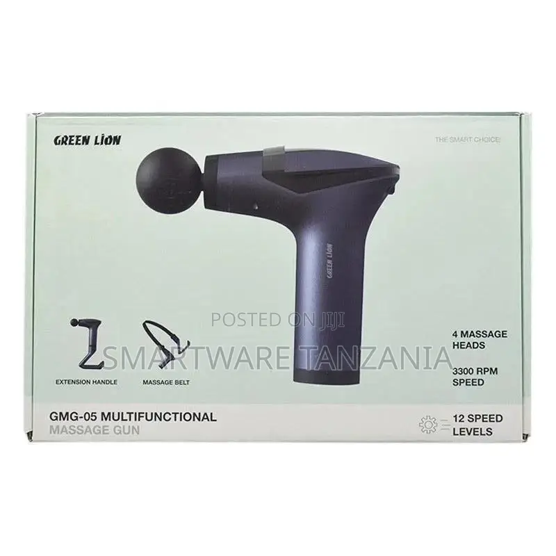 Green Lion Multifunctional Massage Gun Gmg-05 - Black