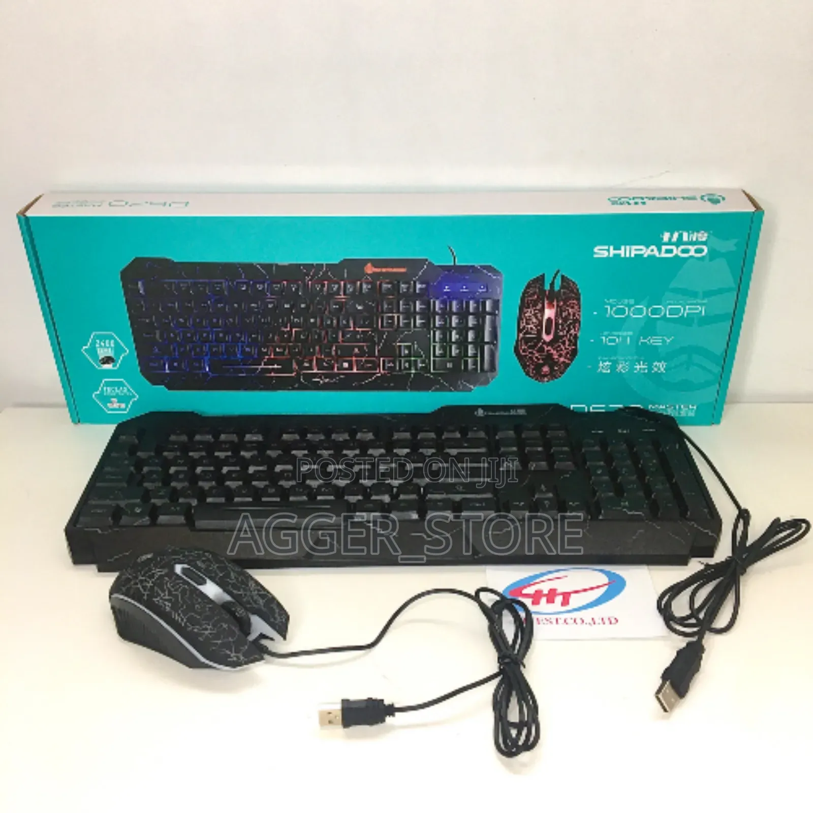 Shipadoo D620 Master Gamming Keyboard Mouse Keyboard: 104 Keys