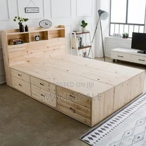 Kitanda Cha Pine Wood