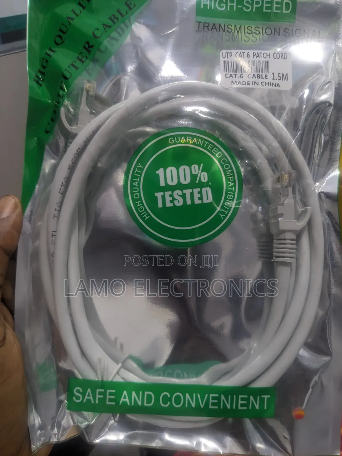 Rj-45 to Rj-45 Cable With Length of 1.5m