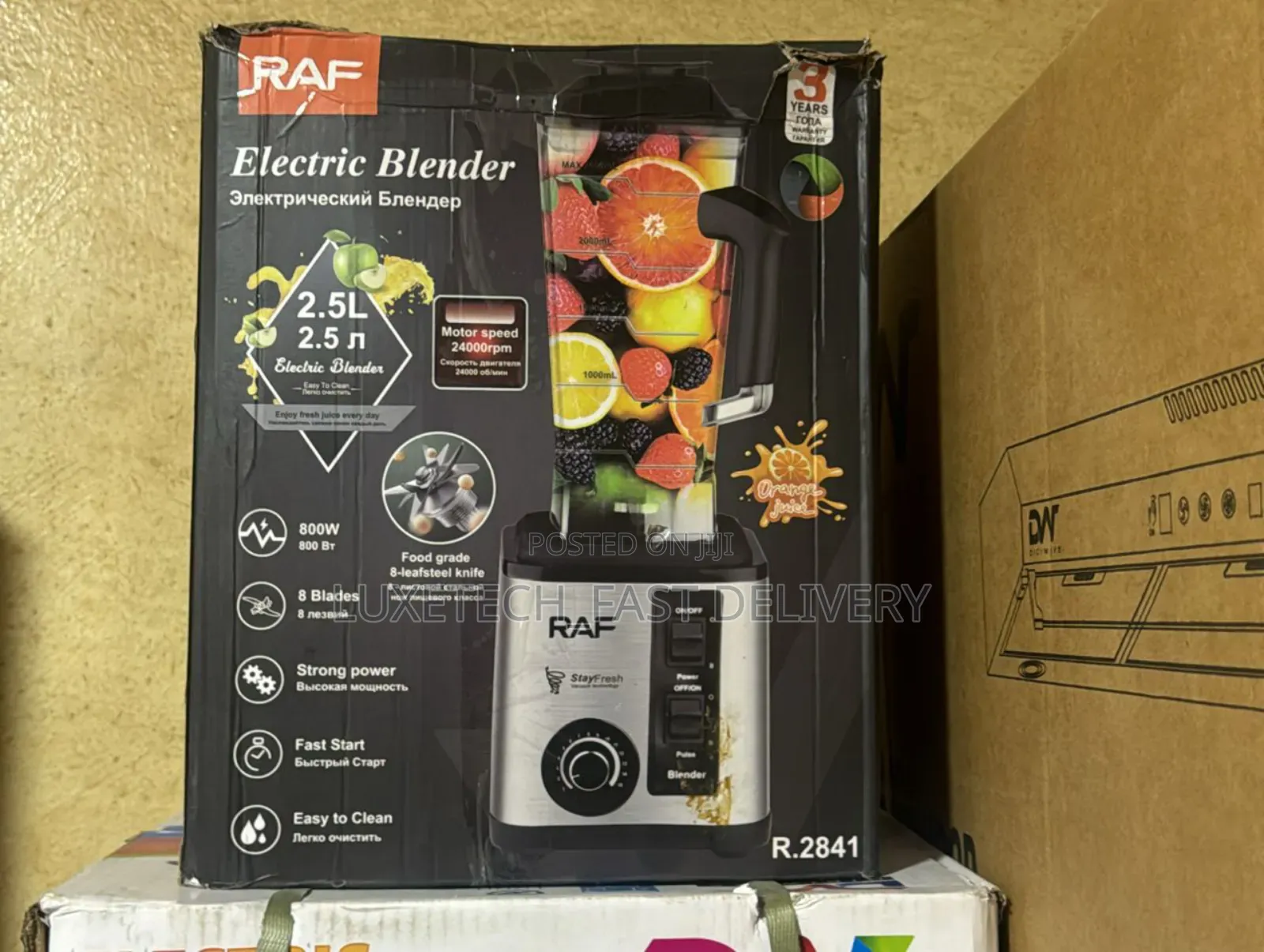 Raf Electric Blender 2.5l, Model R.2841
