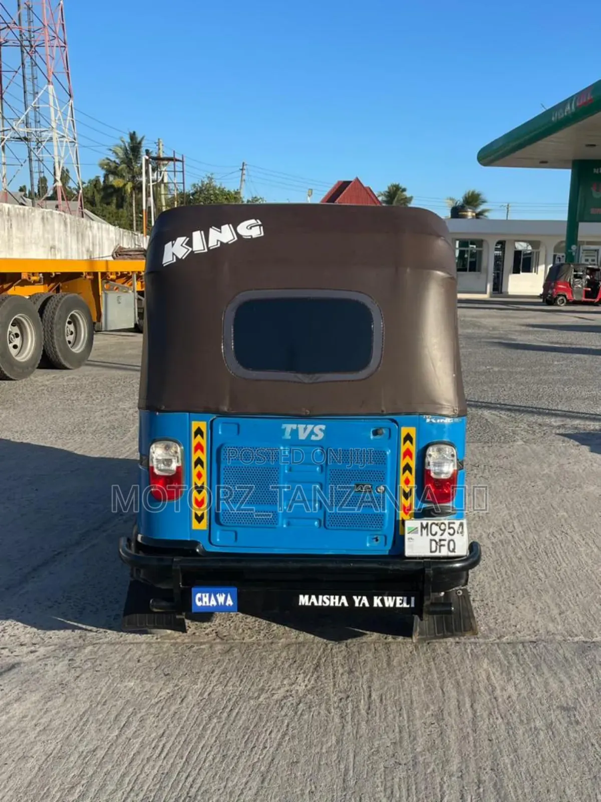 TVS King Deluxe Plus iTouch Start 2022 Blue
