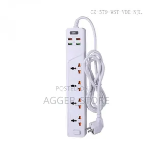 Universal Extension With Four Ports, and Four Usb Ports