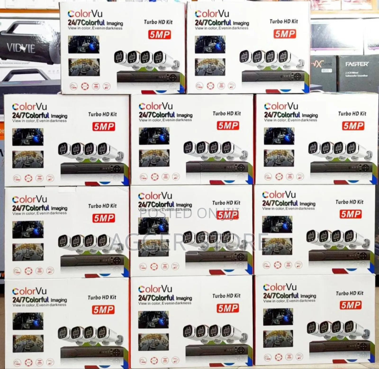 5mp Color Vu CCTV Camera 8 Camera Kit