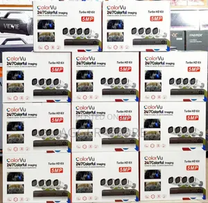 5mp Color Vu CCTV Camera 8 Camera Kit