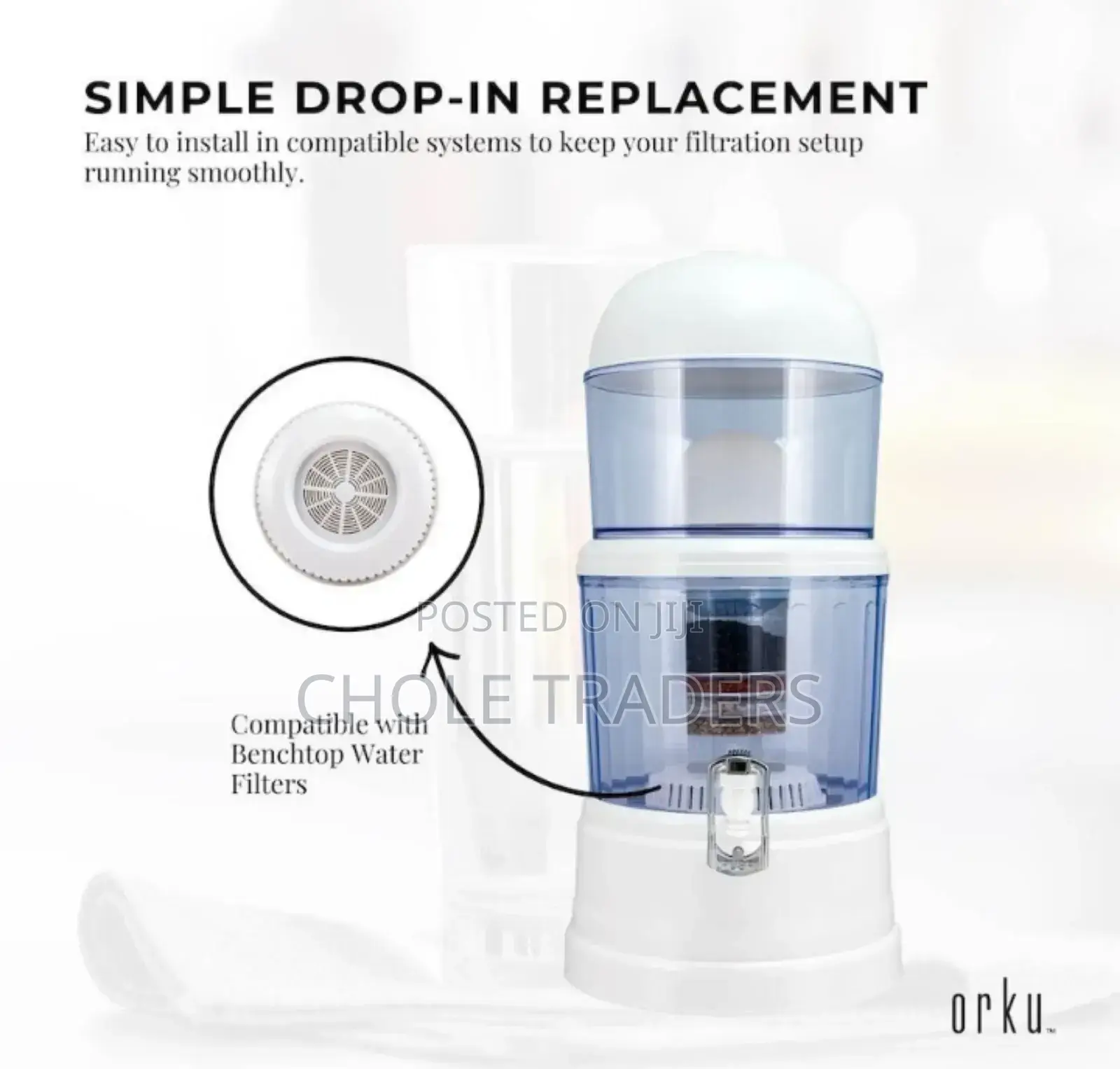 Mineral Stone Disc Replacement Water Filter