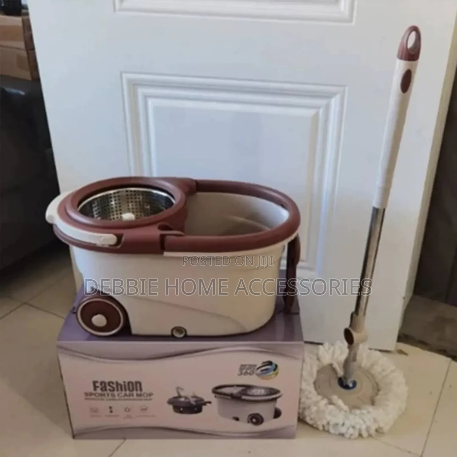 Spin Mop With Soap Pump