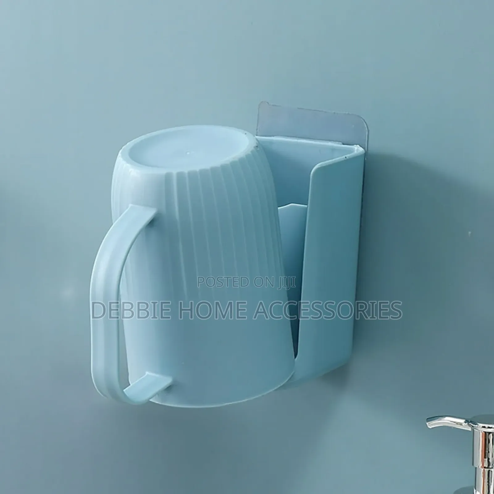 Wall-Mounted Toothbrush Holder With an Integrated Cup -5pcs(1set)