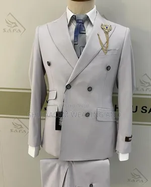 Light Grey Sixbutton Suits