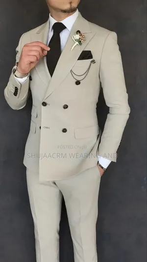 Creamish Sixbutton Suits