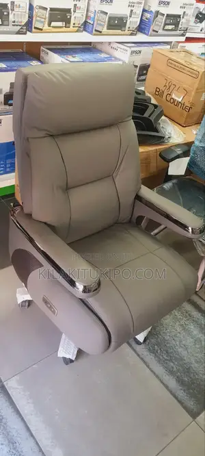 Luxury Chair With Leather Material