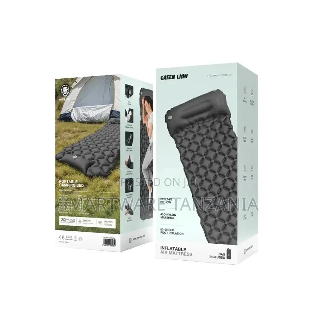 Green Lion Inflatable Air Mattress - Beige