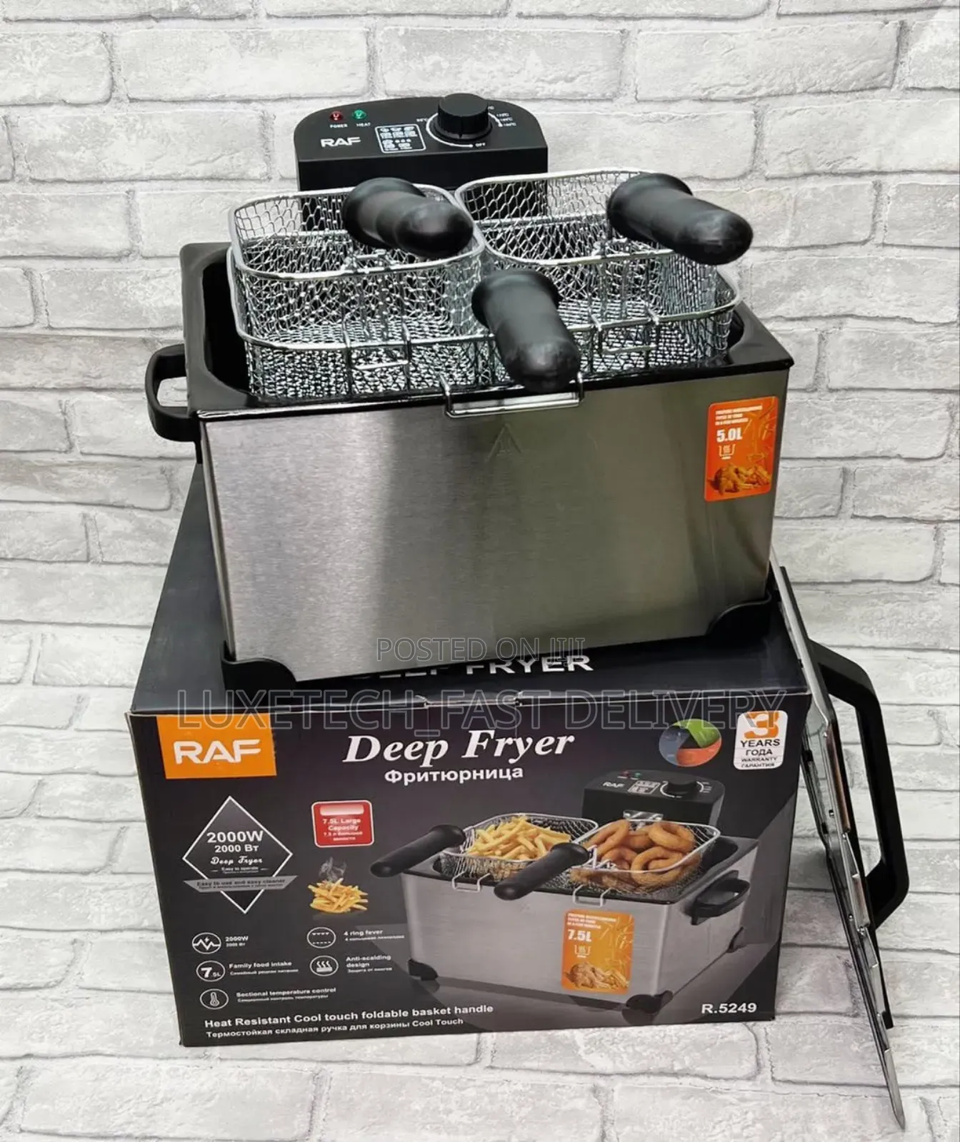 Raf R.5249 Deep Fryer 5 Litres
