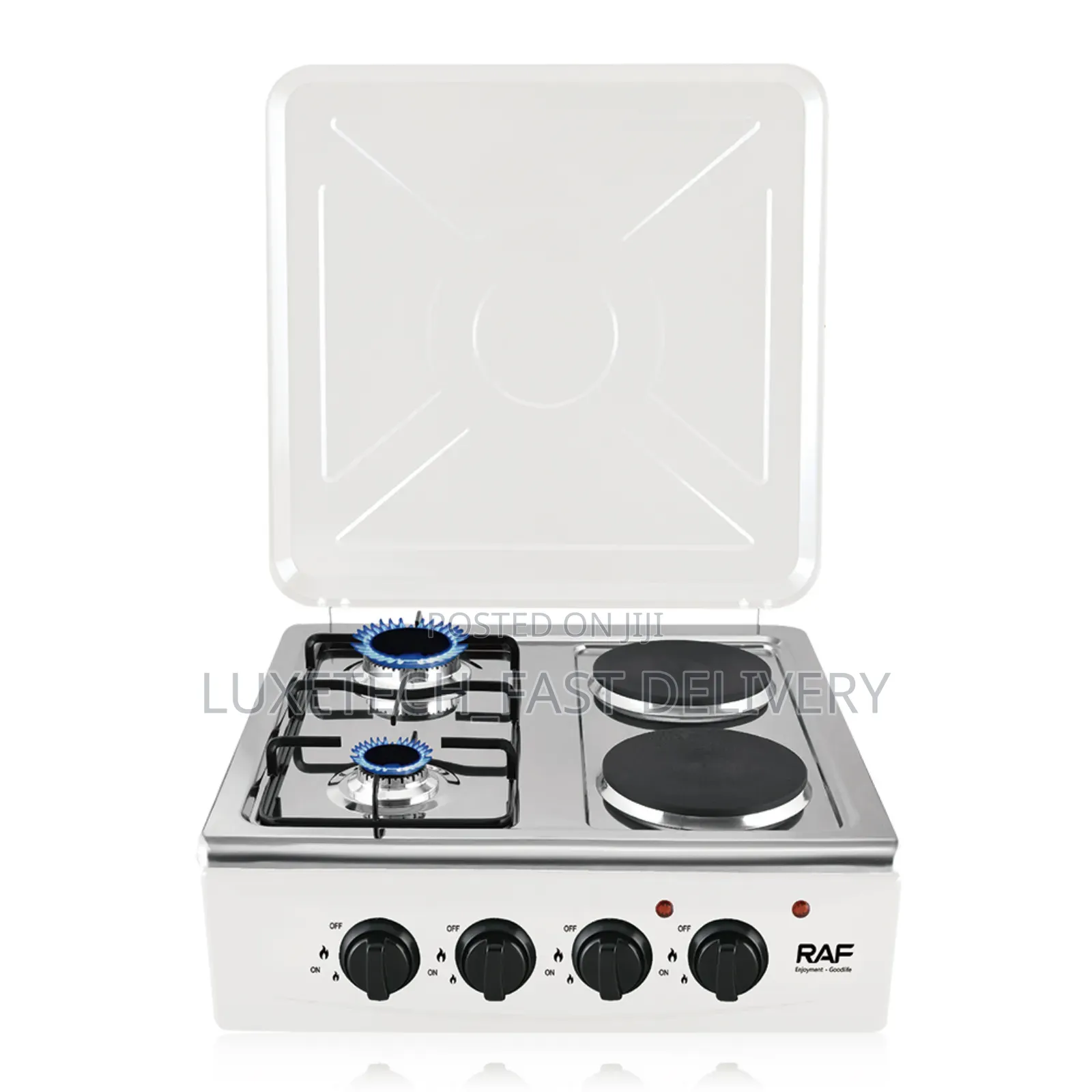 Raf Cooker 2 Gas Burner + 2 Electic Plates