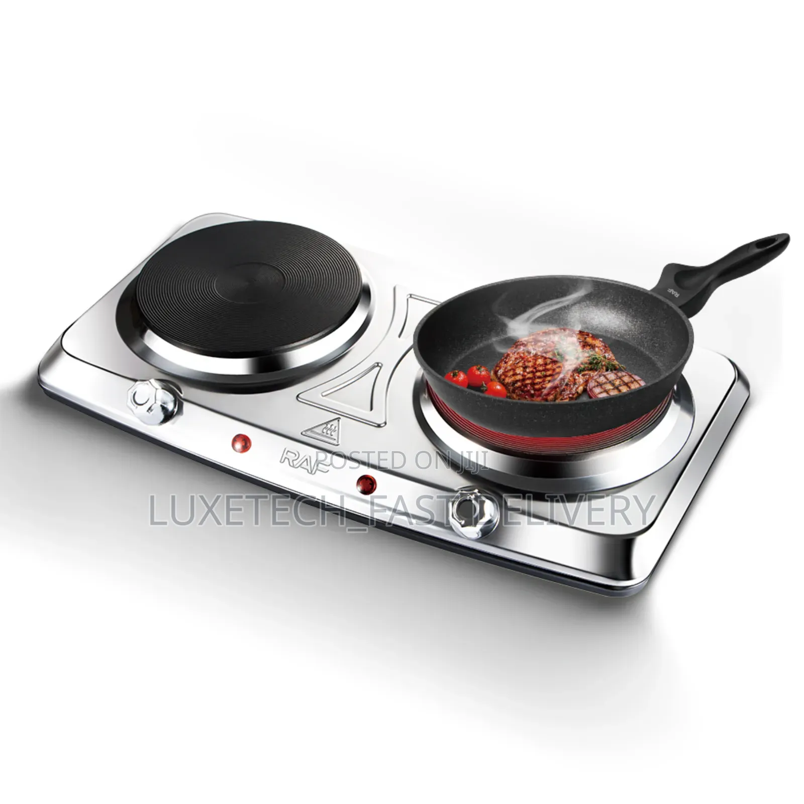 Raf 2 Stove Electric Hot Plate Double Burner