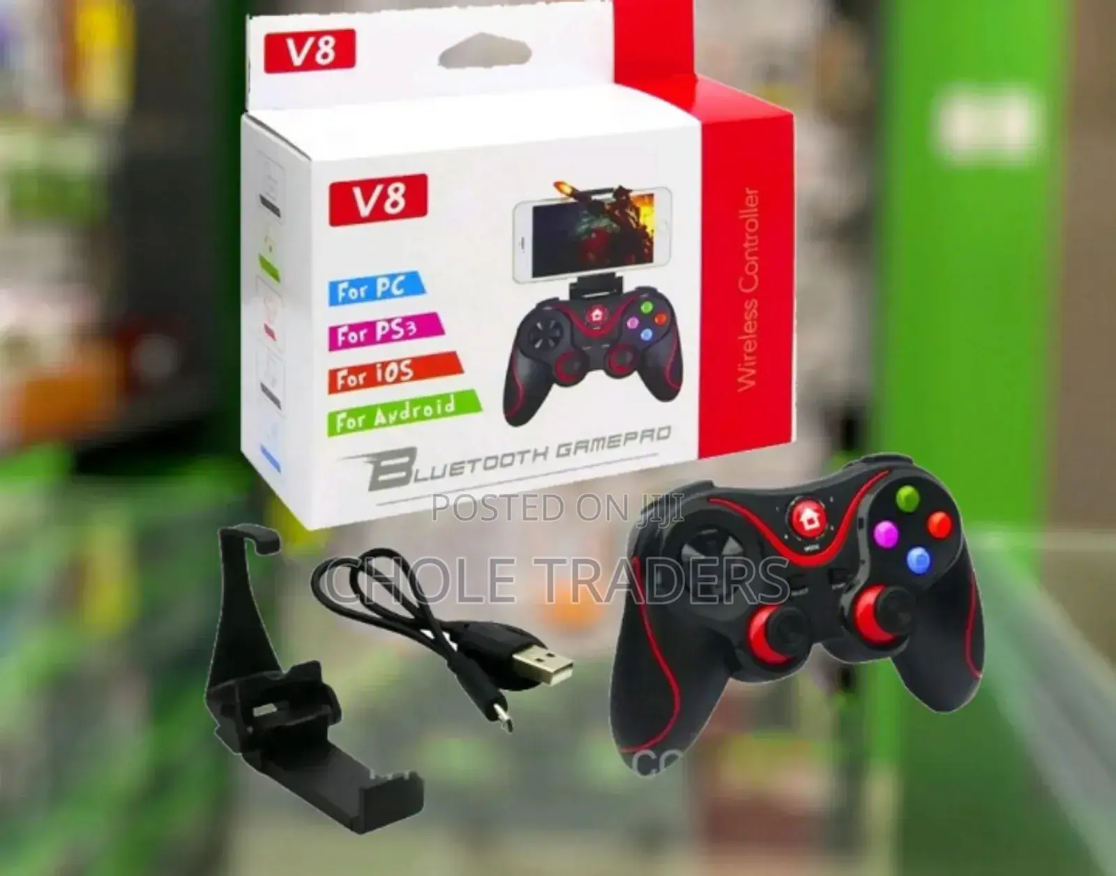 V8 Wireless Bluetooth Controller Gamepad