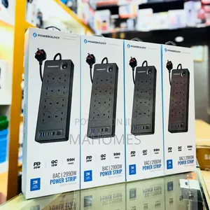 Powerology 8ac | 2990w Power Strip Pd 20w | Qc 18w | 99h Timer