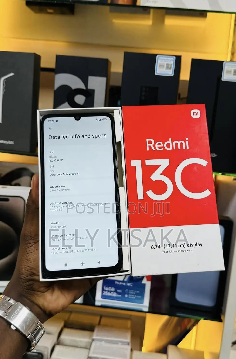 New Xiaomi Redmi 13C 256 GB Black