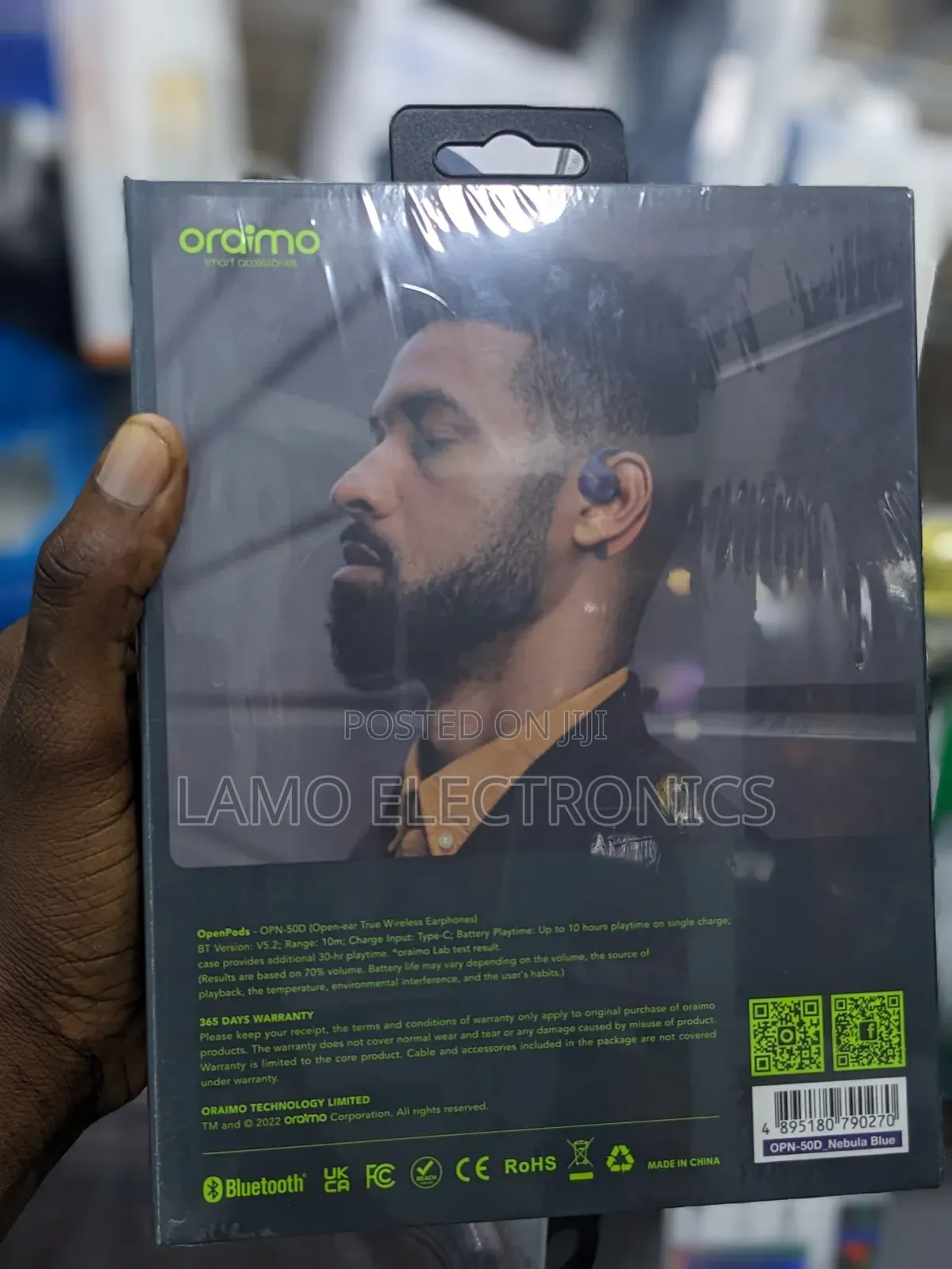 Oraimo Open Ear Opn-50d Wireless Earphone