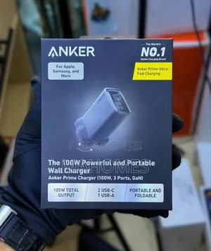 Anker the 100w Powerful and Portable Wall Charger