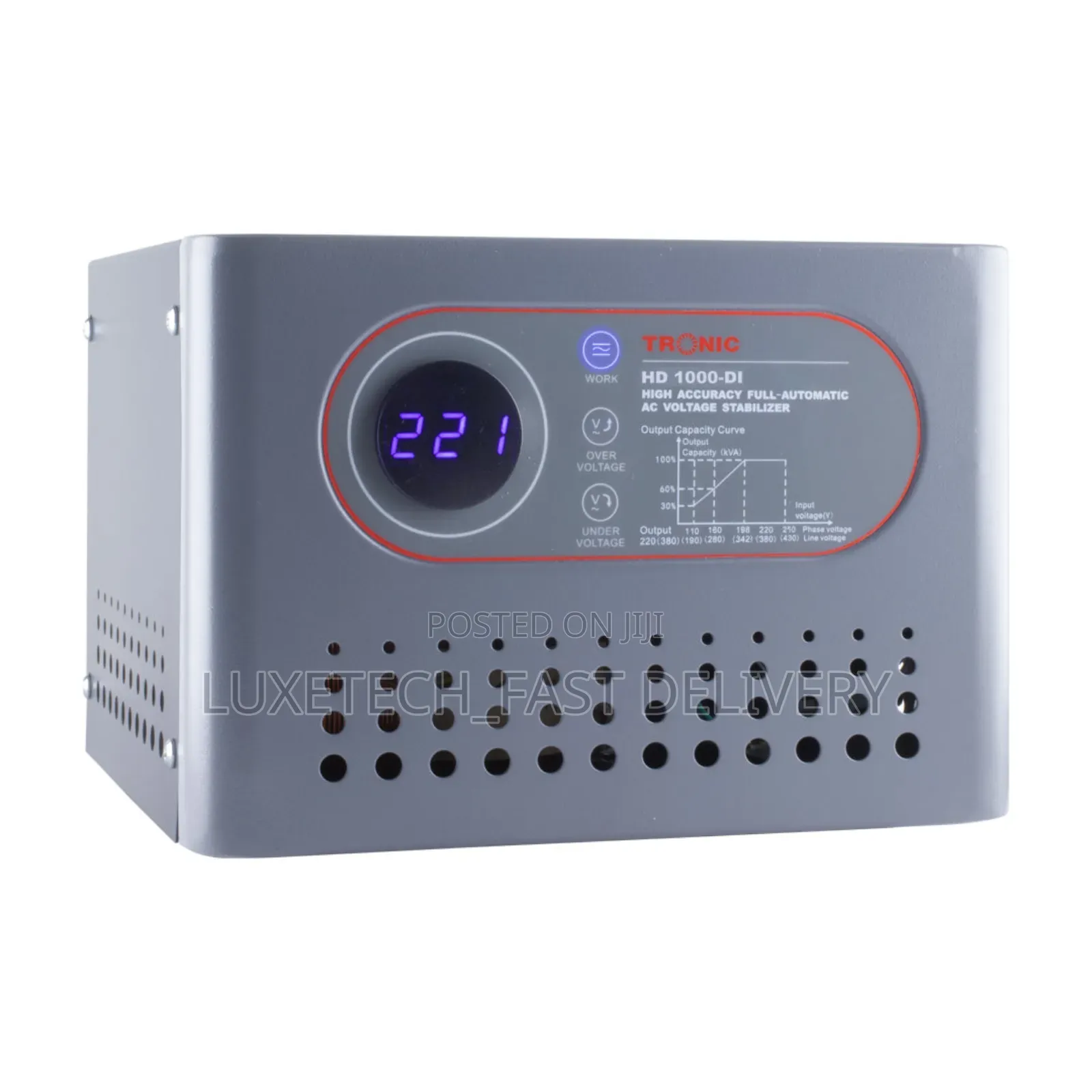 Tronic Single Phase Stabilizer 1kv Hs Range 1000w