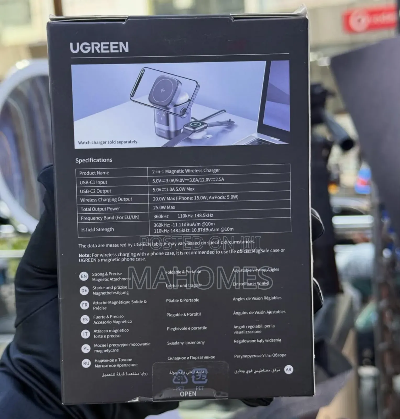 Ugreen Uno 2-in -1 Magnetic Wireless