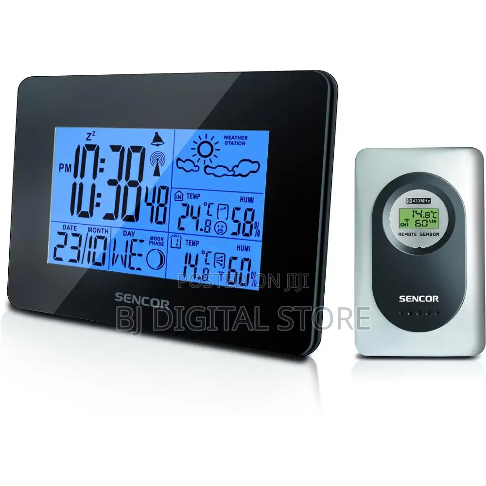Sws 1500 B Thermometer With Alarm Clock