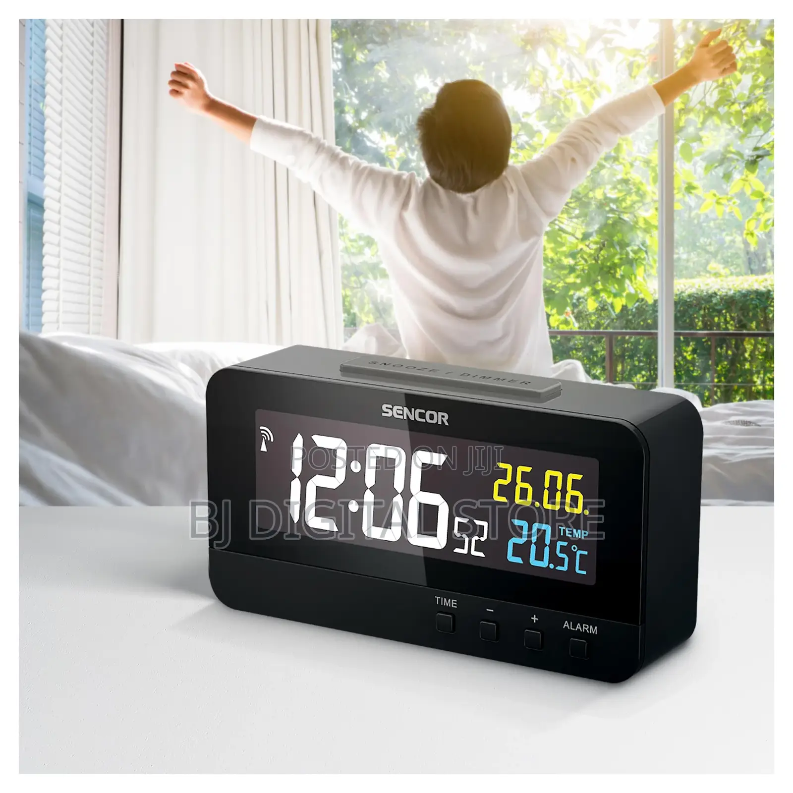Digital Alarm Clock With Thermometer
