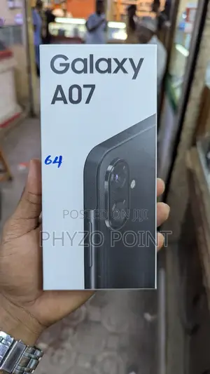 New Samsung Galaxy A07 4G 64 GB Black