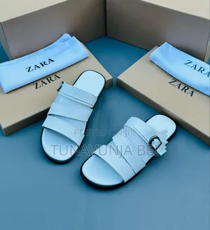 Zara Original Sandals White / Leather Sandals