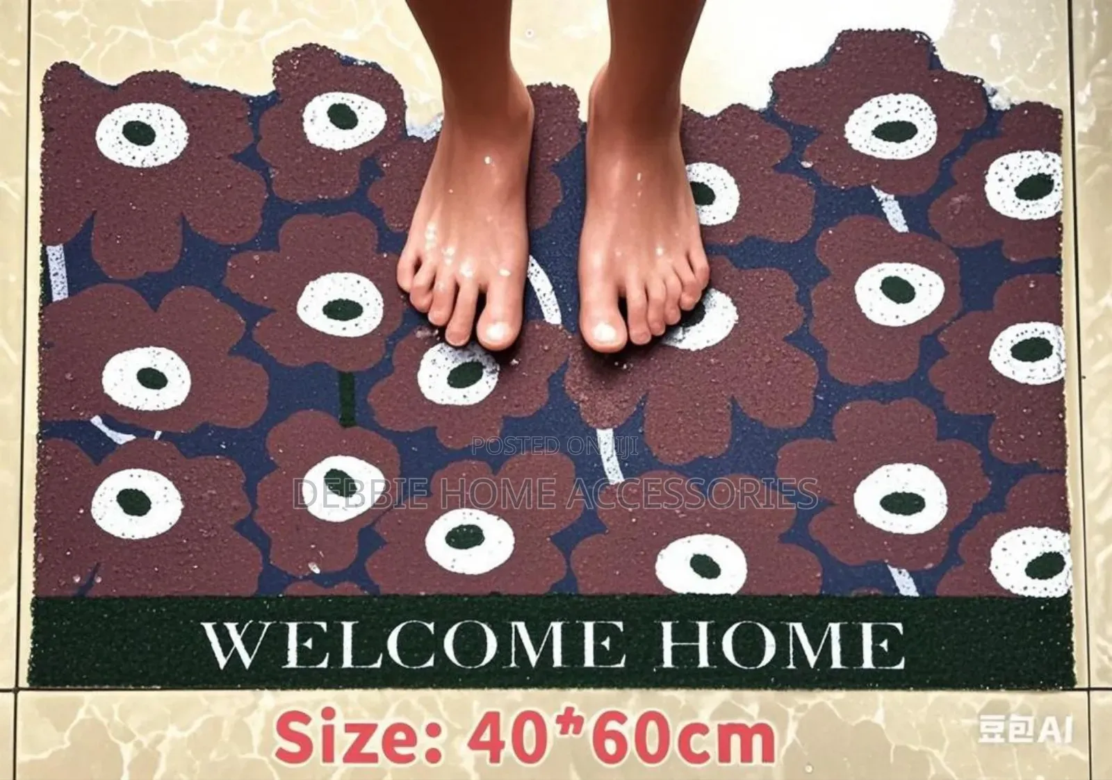 Welcome Home Doormat (Plastic Size 40*60cm)