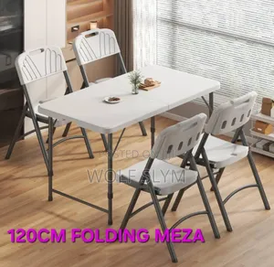 Folding Table + 4 Chairs