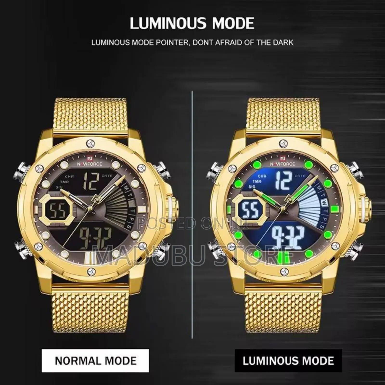 Curren and Naviforce Watches