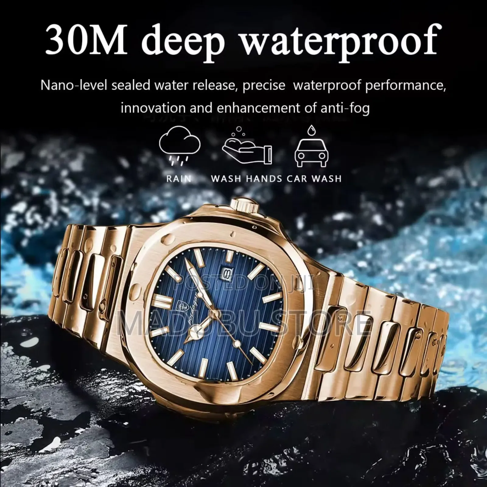 New Stainless Steel Poedgar Watch