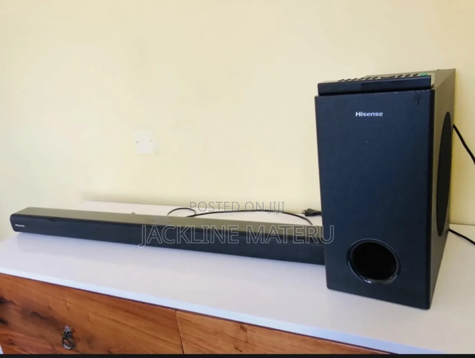 Hisense Soundbar 480watt Wireless Subwoofer